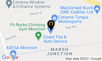 Aramark Refreshment Svc in Moncton map