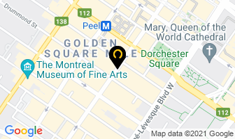 Arcade Restaurant in Montreal map
