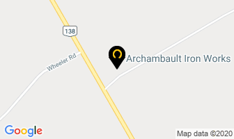 Archambault Iron Works in South Stormont map