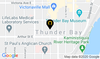 Archibald Arbor in Thunder Bay map