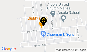 Arcola Public Library in Division No. 14 map