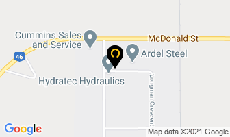 Ardel Steel in Regina map