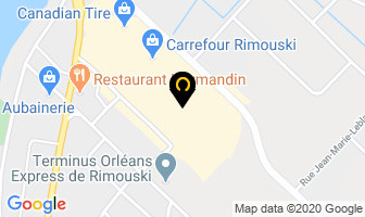 Ardene in Rimouski map
