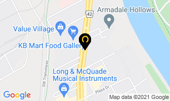 Area Nightclub in Winnipeg map