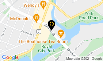 Arena Bar & Grill in Guelph map