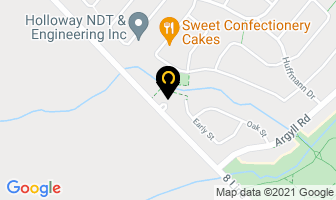 Argyll Dental Office in Halton Hills map