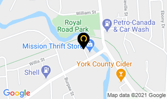 Aries Optical Ltd in Fredericton map