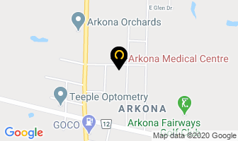 Arkona Dental Clinic in Westlock map