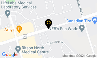 Arlie Sales Ltd in Oshawa map