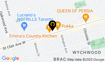 Arlington Dental - St Clair West in Toronto map