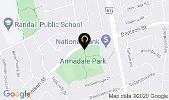 Armadale Community Centre in Markham map