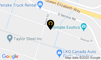 Armour Steel Supply Ltd in Hamilton map
