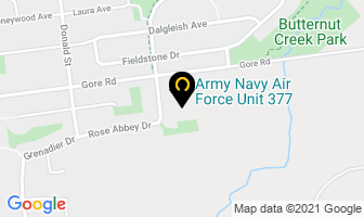 Army Navy Air Force Unit 377 in Kingston map