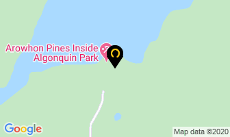 Arowhon Pines Algonquin Park in Huntsville map