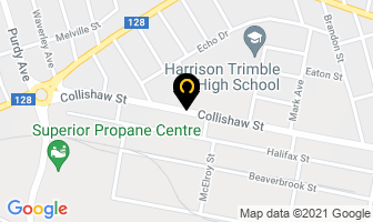 Arrow Construction Products Limited in Moncton map