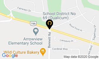 Arrowview Kids Club in Nanaimo map