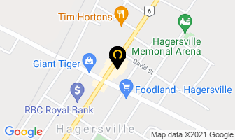 Art Service Office Supply in Hagersville map