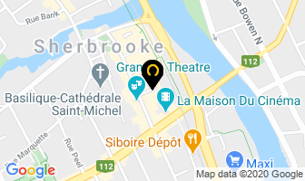 Art Zone in Sherbrooke map