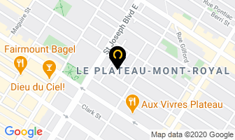 Art&eacute;os Inc in Montreal map