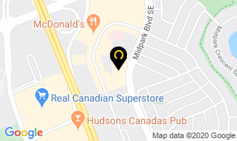 Artek Dental Care in Calgary map