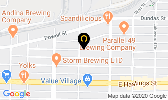 Artel Ironworks Ltd in Vancouver map