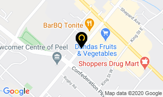 Artemis Financial Solutions in Mississauga map