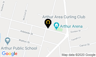 Arthur Area Curling Club in Arthur map