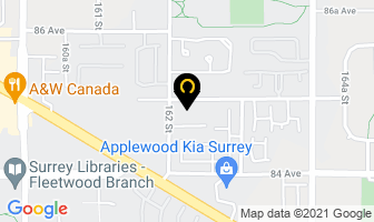 Artisan Laser Works Inc in Surrey map