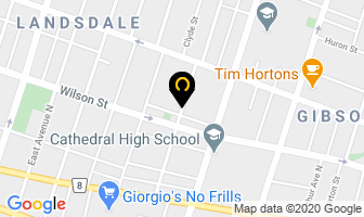 Artistic Production Company in Hamilton map