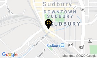 Artists On Elgin in Sudbury map