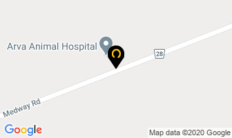Arva Animal Hospital in Arva map