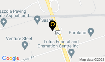 Aseal Roofing & Sheet Metal in Toronto map