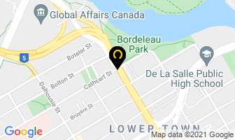 Ashby & Associates Massage Therapy in Ottawa map