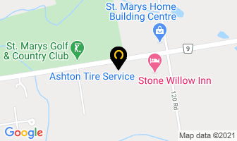 Ashton Tire Service Ltd in Saint Marys map