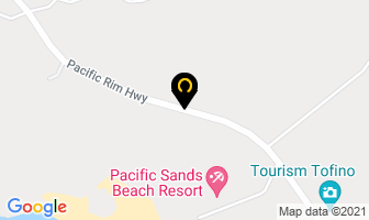 Asia Dryden Contracting in Tofino map
