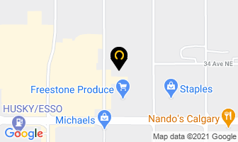 Asia International Trade Ltd in Calgary map