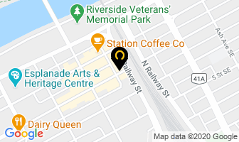 Assiniboia Inn in Medicine Hat map