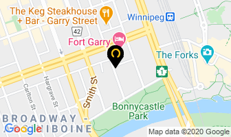 Assiniboine Athletic Club in Winnipeg map