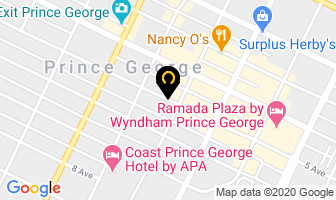 Associated Independent Adjusters in Prince George map