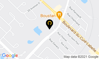 Assurances Chartrand Inc in Blainville map