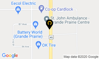 Assure Lock Ltd in Grande Prairie map
