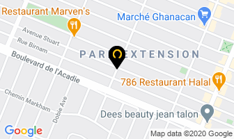 Astor Candles in Montreal map