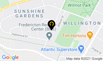 Astral Radio Atlantic Inc in Fredericton map