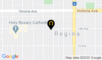 Astrin's Attic in Regina map
