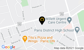 Atami America Ltd in Brantford map