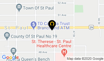 Atb Financial in Armstrong map