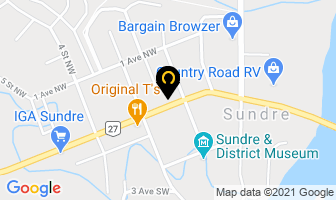 Atb Financial in Sundre map