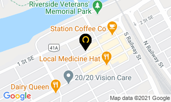 Atb Financial in Medicine Hat map
