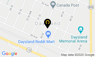 Atb Financial in Daysland map
