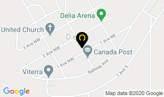 Atb Financial in Delia map